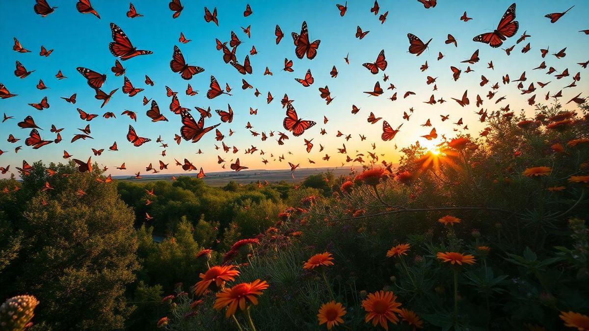 Migração Anual da Borboleta-Monarca Através das Gerações: Uma Visão Geral