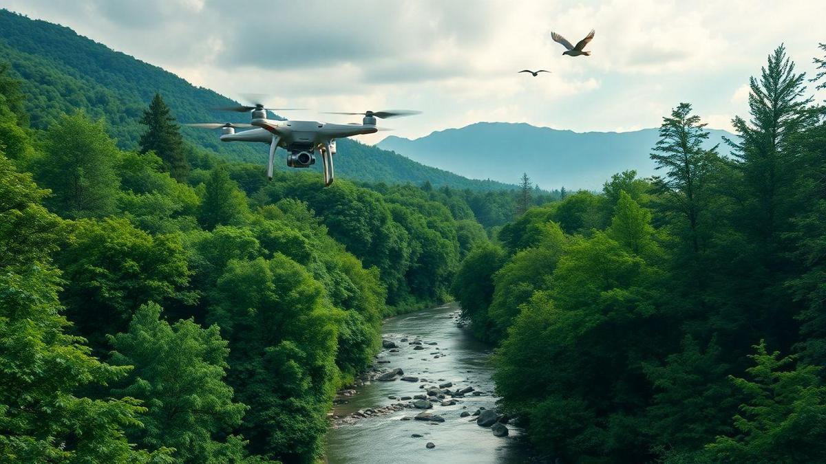 Drones na Preservação Ambiental e Monitoramento de Espécies Ameaçadas