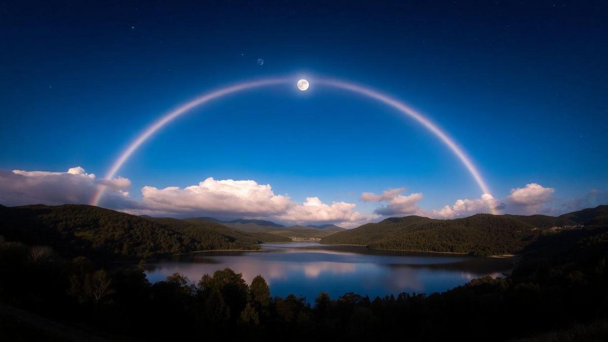 Arcos-íris Lunares e Fenômenos Ópticos Raros na Atmosfera